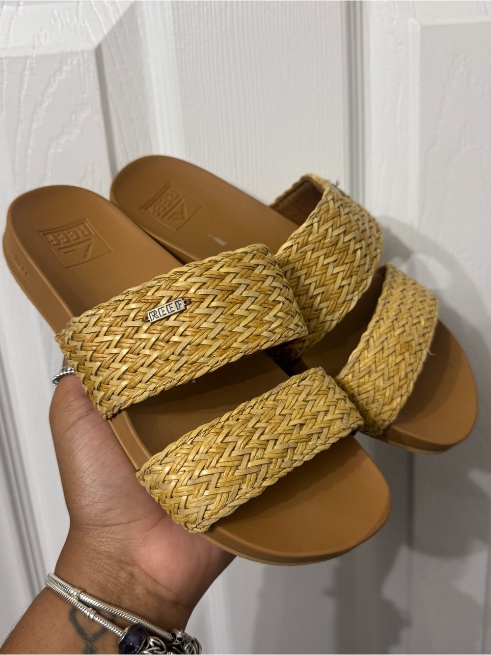 Reef Cushion Vista Braid Sandals Women's Size 5